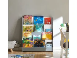 Librería Infantil para niños Estantería para Juguetes para niños con 4 Compartimentos Abiertos 80 x 30 x 88 cm KMB32-HG SoBuy ES