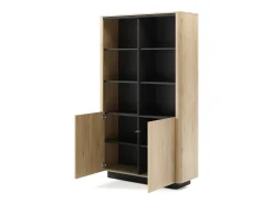Librería, roble cremona, 113,2 x 190,1 x 38,1 cm