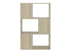 Librería separador madera contrachapada roble Sonoma 60x24x94cm