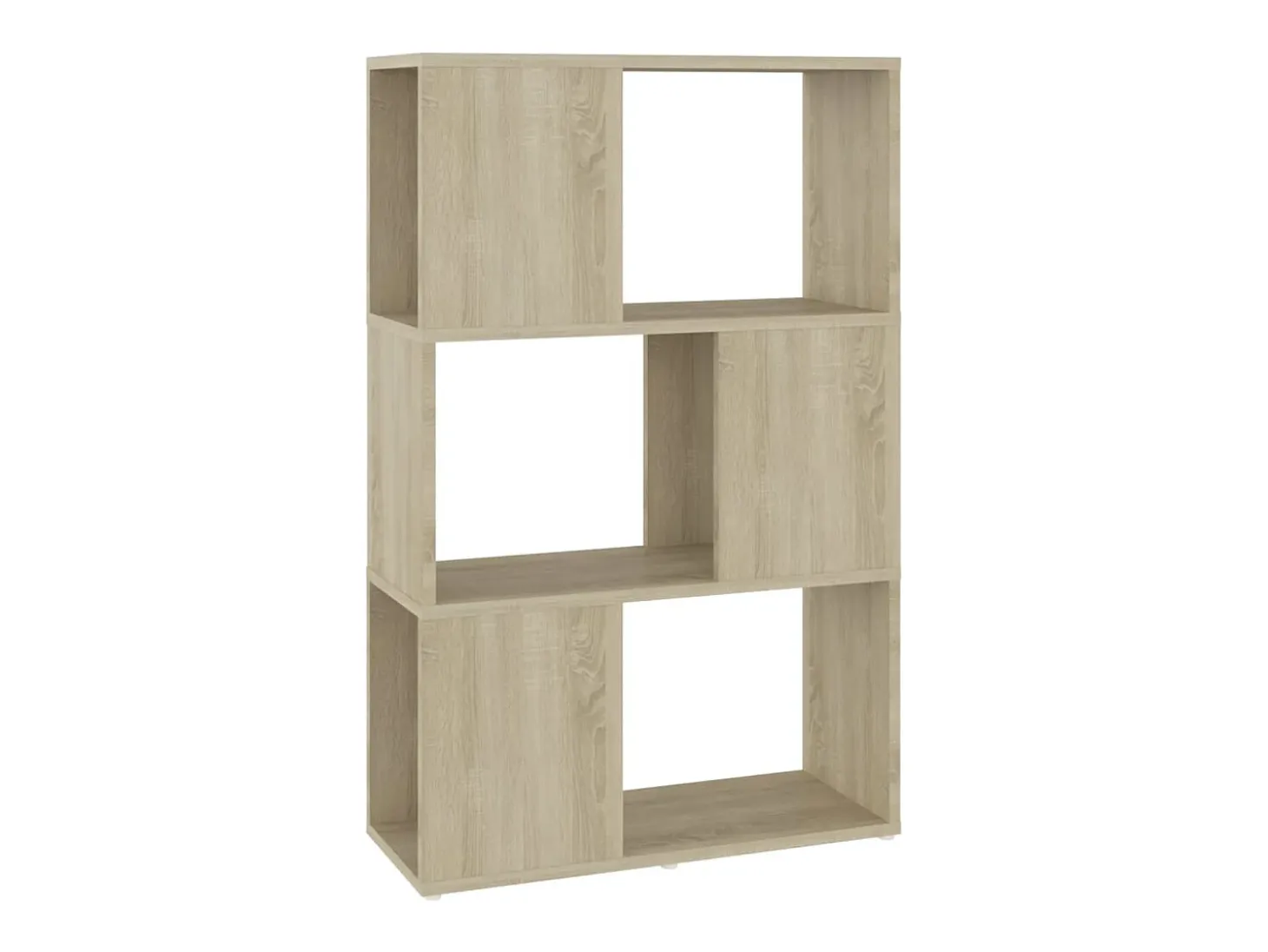 Librería separador madera contrachapada roble Sonoma 60x24x94cm