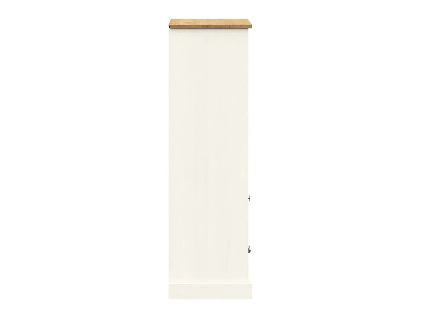 Librería VIGO madera maciza de pino blanco 60x35x114,5 cm