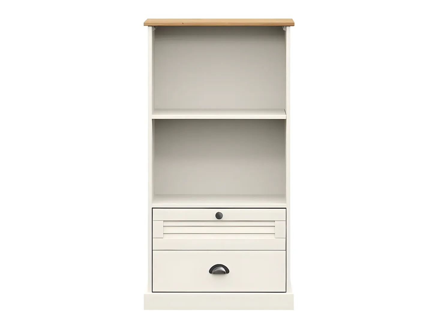Librería VIGO madera maciza de pino blanco 60x35x114,5 cm