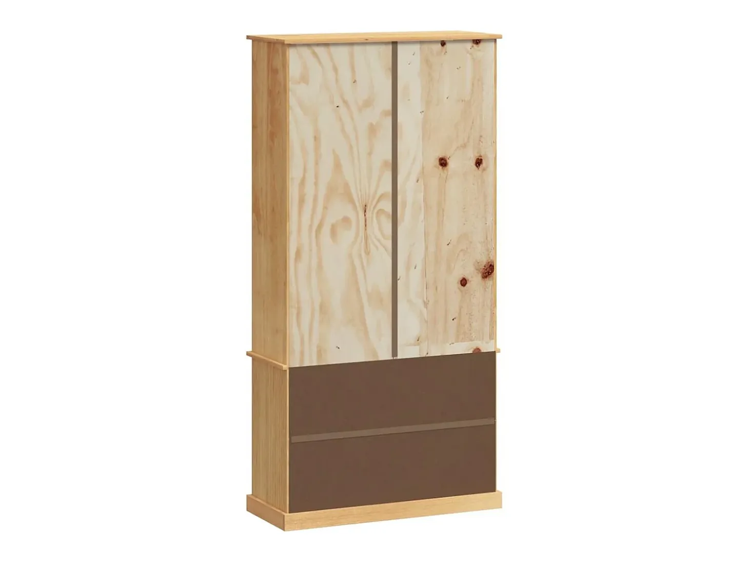 Librería VIGO madera maciza de pino 85x35x170 cm
