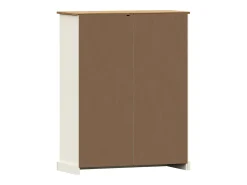 Librería VIGO madera maciza de pino blanco 90x35x114,5 cm