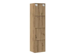 Librería/Mueble de TV de roble hecho a mano 36x30x143 cm