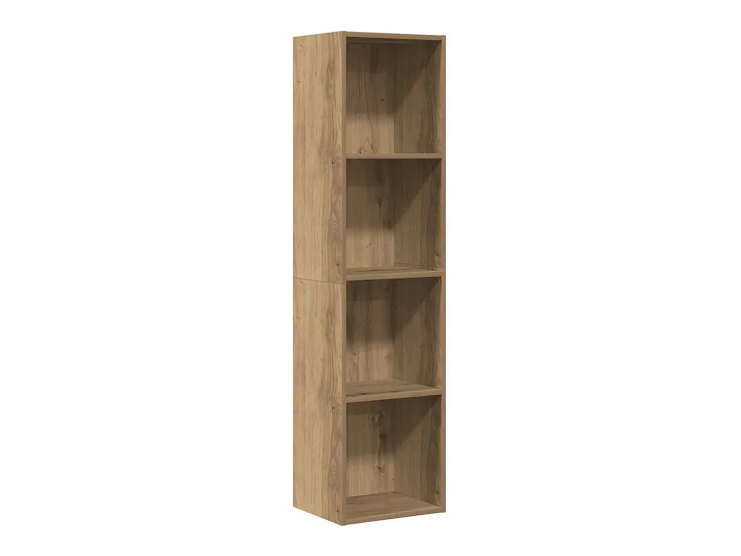 Librería/Mueble de TV de roble hecho a mano 36x30x143 cm