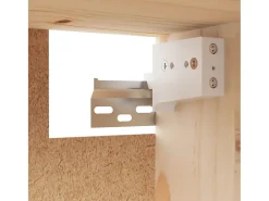 Licata Muebles para TV 3 piezas madera maciza de pino