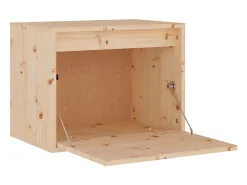 Licata Muebles para TV 3 piezas madera maciza de pino