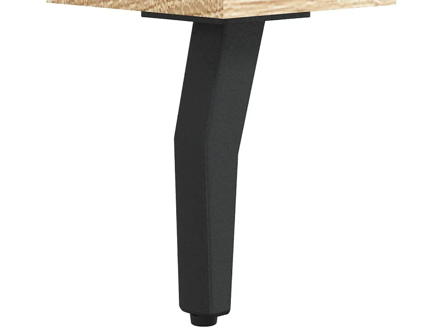 Lommel Mueble de TV madera contrachapada roble Sonoma 150x30x44,5 cm