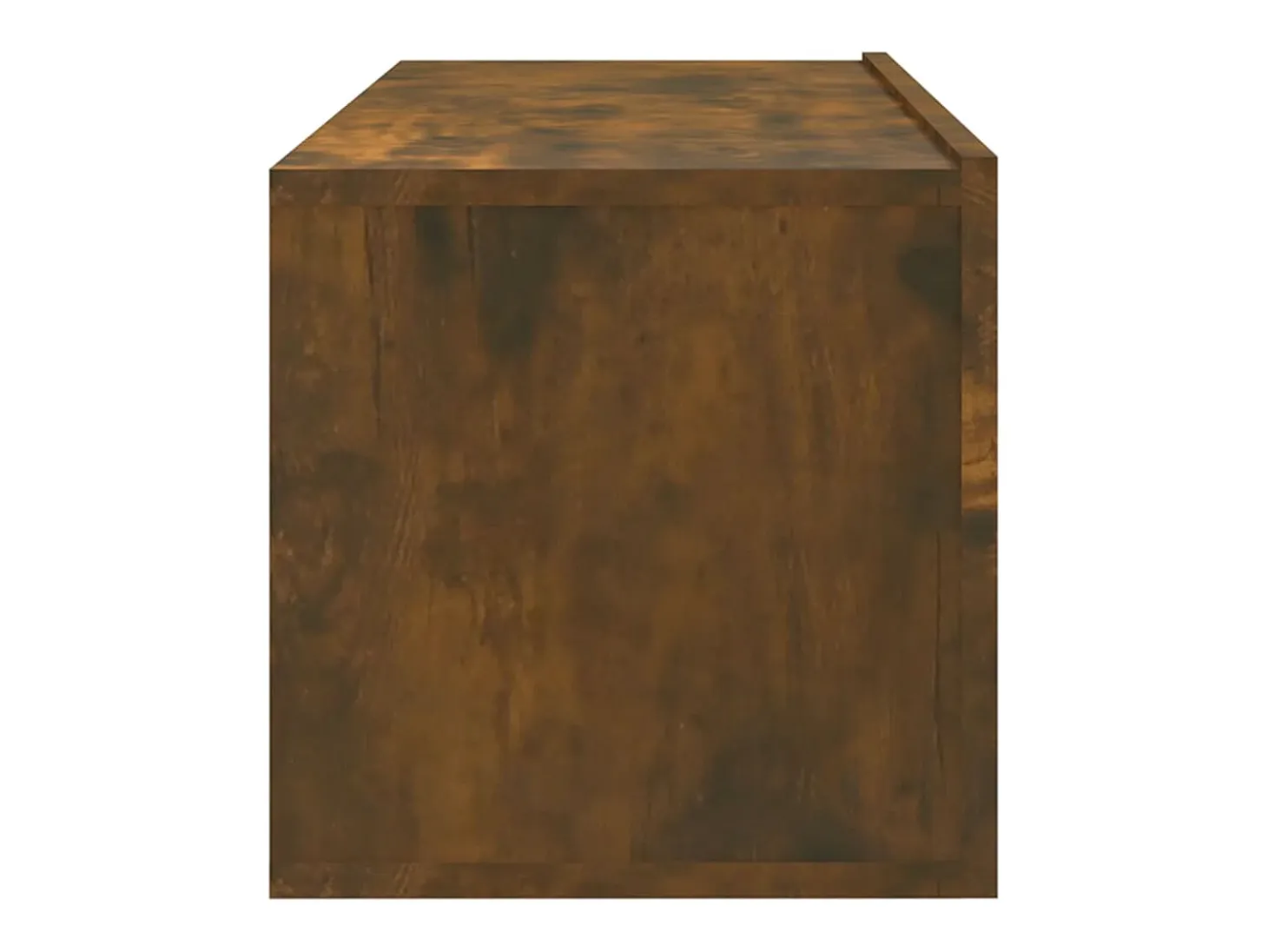 Lorien Muebles de pared de TV 2 uds madera roble ahumado 100x30x30 cm