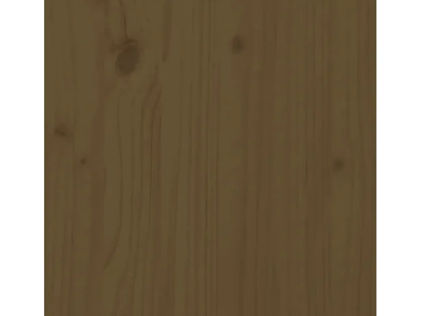 Malindra Mueble de TV madera maciza de pino marrón miel 100x34x40 cm