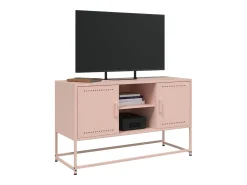 María Luz Mueble para TV de acero rosa 100,5x39x60,5 cm