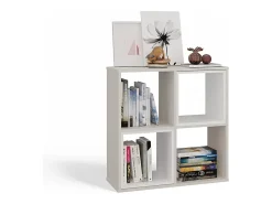 MARION - Estantería para armario funcional dormitorio/oficina/estantería para sala de estar - Dimensiones: 75x74x30 - Unidad de almacenamiento de libros