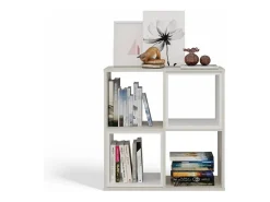 MARION - Estantería para armario funcional dormitorio/oficina/estantería para sala de estar - Dimensiones: 75x74x30 - Unidad de almacenamiento de libros