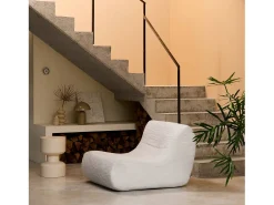 Módulo para sofá modular de pana , 1 plaza crema