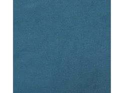 Mecedora con reposapiés de terciopelo azul