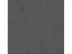 Megan Lynn Mueble de TV de madera maciza de pino gris 74x34x40 cm