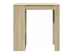 Mesa alta bar con estantes madera roble Sonoma 102x50x103,5 cm