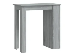 Mesa alta con estante gris Sonoma 102x50x103,5 cm ES226301