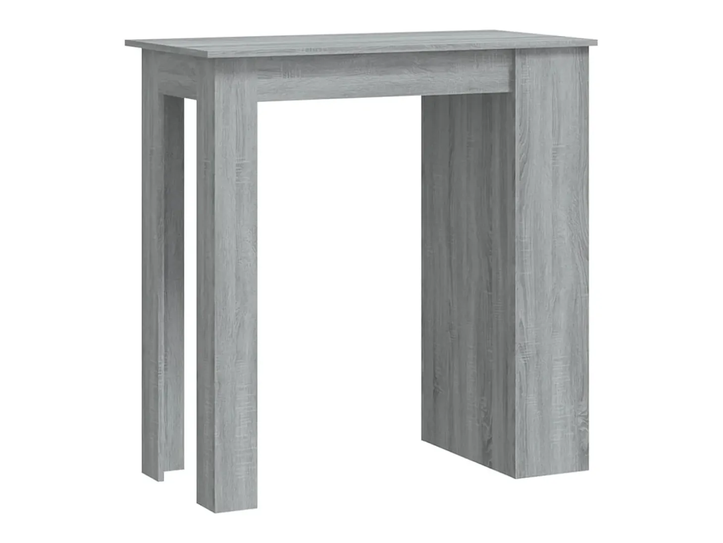 Mesa alta con estante gris Sonoma 102x50x103,5 cm ES226301