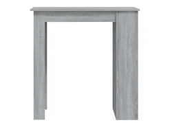 Mesa alta con estante gris Sonoma 102x50x103,5 cm ES226301