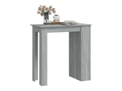 Mesa alta con estante gris Sonoma 102x50x103,5 cm ES226301