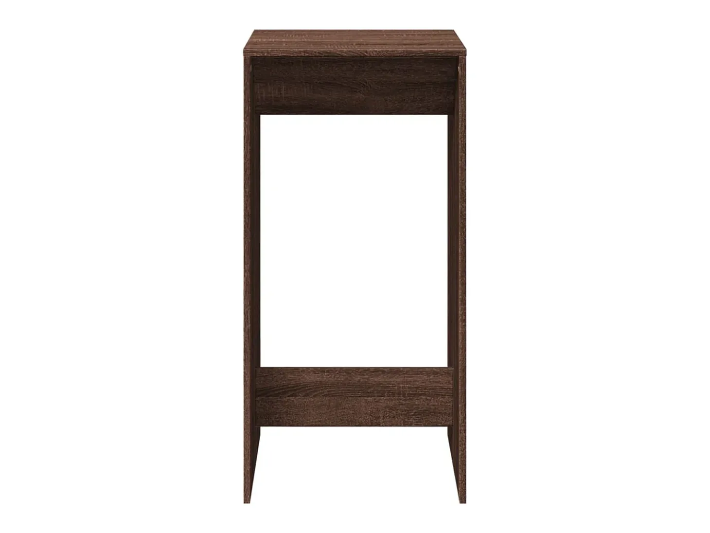 Mesa alta de bar madera ingeniería marrón roble 51x50x103,5 cm
