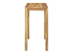 Mesa alta de bar madera maciza de mango 112x55x108 cm ES110442