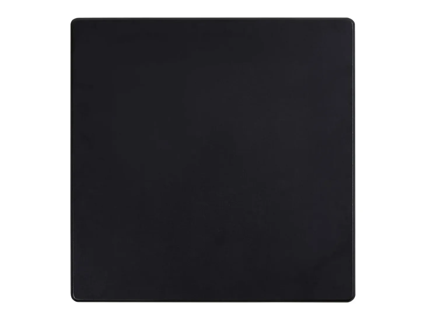 Mesa alta de cocina MDF negro 60x60x111 cm