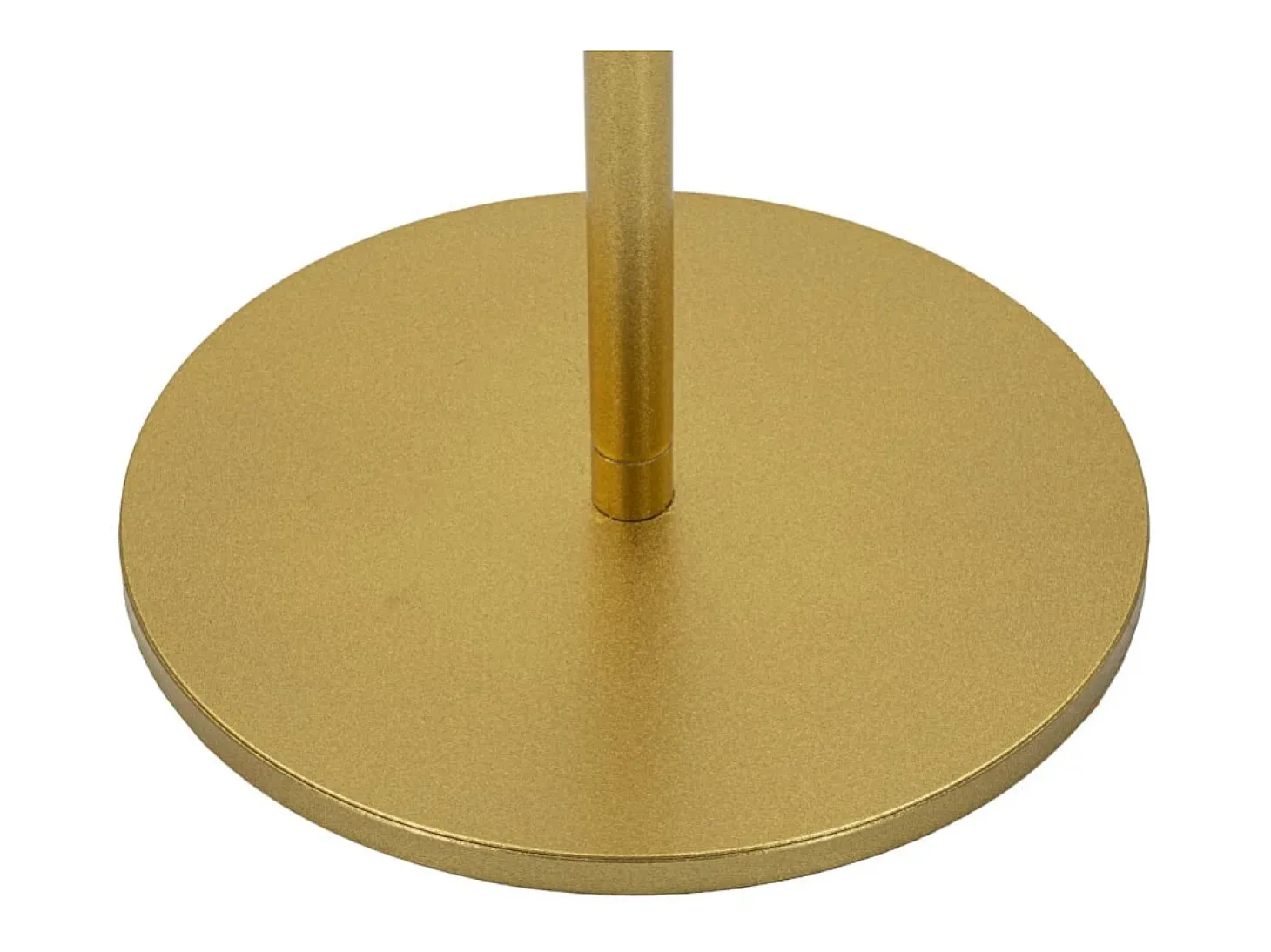 Mesa alta redonda de metal dorado 51x100cm Doha
