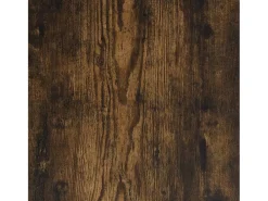 Mesa auxiliar con estante roble ahumado 25,5x27x60 cm