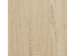 Mesa auxiliar con estante roble sonoma 25,5x27x60 cm