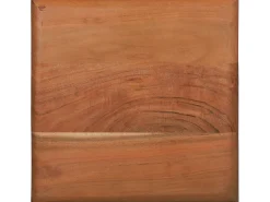 Mesa auxiliar con taburete flor metal/madera natural/negro WOMO-DESIGN