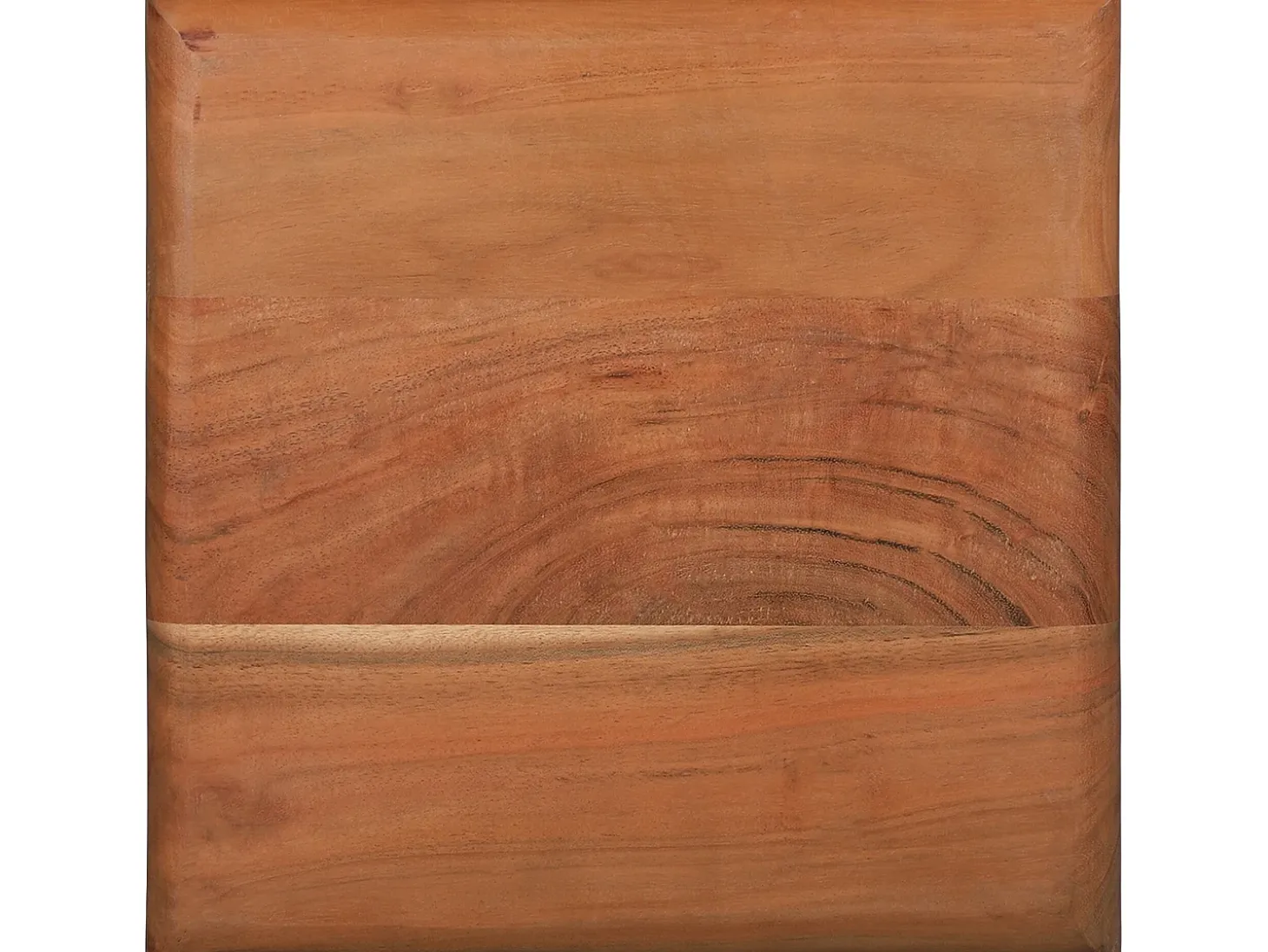 Mesa auxiliar con taburete flor metal/madera natural/negro WOMO-DESIGN