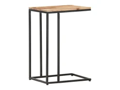 Mesa auxiliar de madera maciza 35x45x65 cm