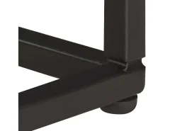 Mesa auxiliar de madera maciza 35x45x65 cm