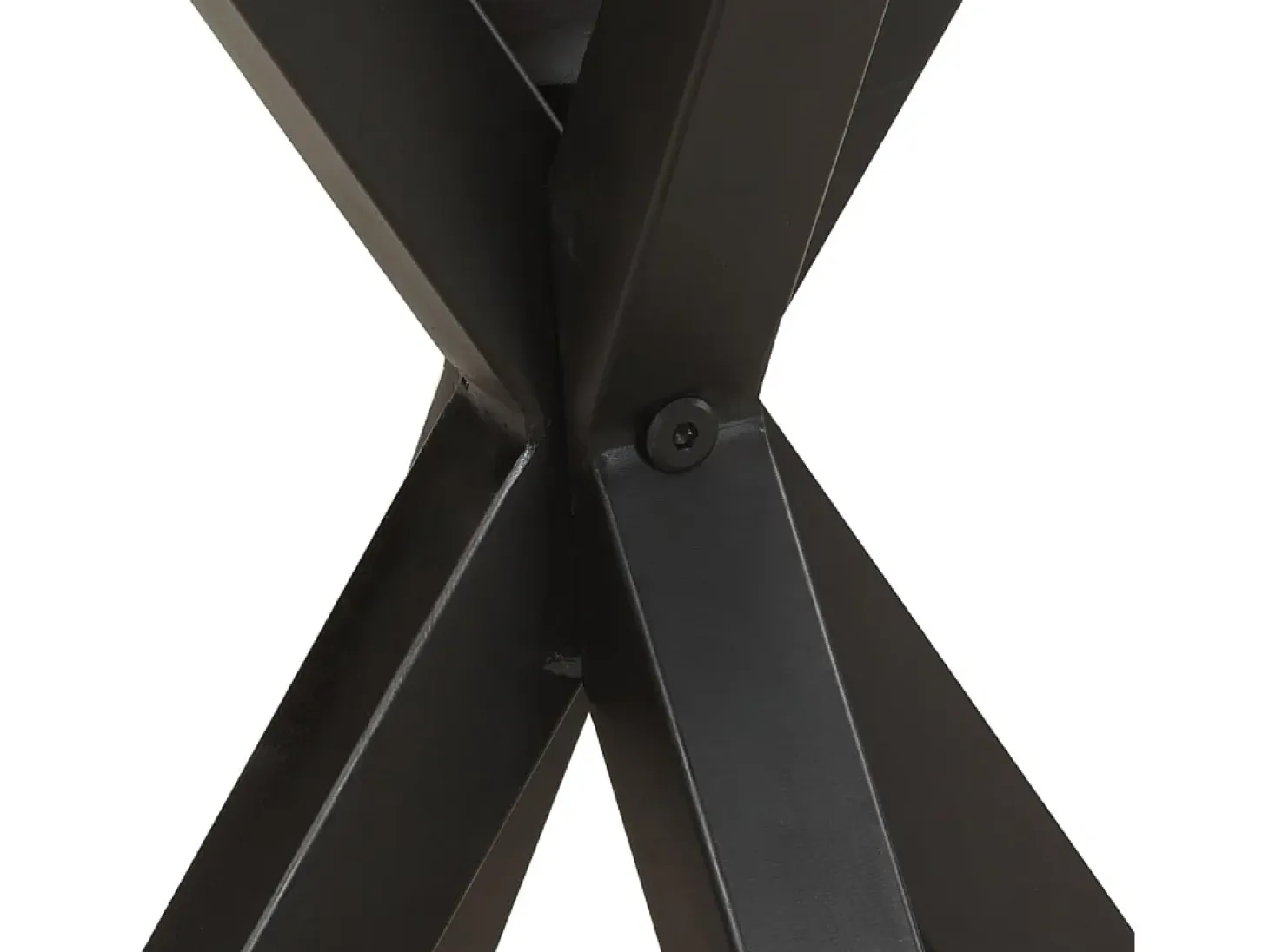 Mesa auxiliar de madera maciza reciclada 48x48x56 cm
