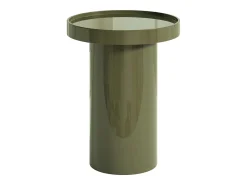 Mesa auxiliar de MDF - Verde caqui lacado - SYBEVA