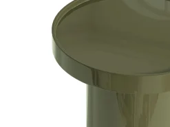 Mesa auxiliar de MDF - Verde caqui lacado - SYBEVA