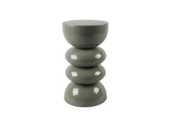 Mesa auxiliar de metal - Caqui brillante - GALENI
