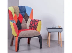 Mesa auxiliar estilo nórdico - Pop - Gris