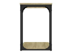 Mesa auxiliar madera contrachapada roble Sonoma 50x35x52 cm