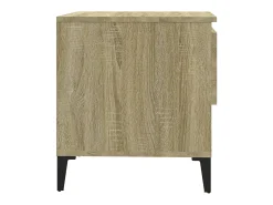 Mesa auxiliar madera contrachapada roble Sonoma 50x46x50 cm