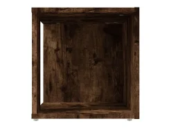 Mesa auxiliar madera contrachapada roble ahumado 33x33x34,5 cm ES650891