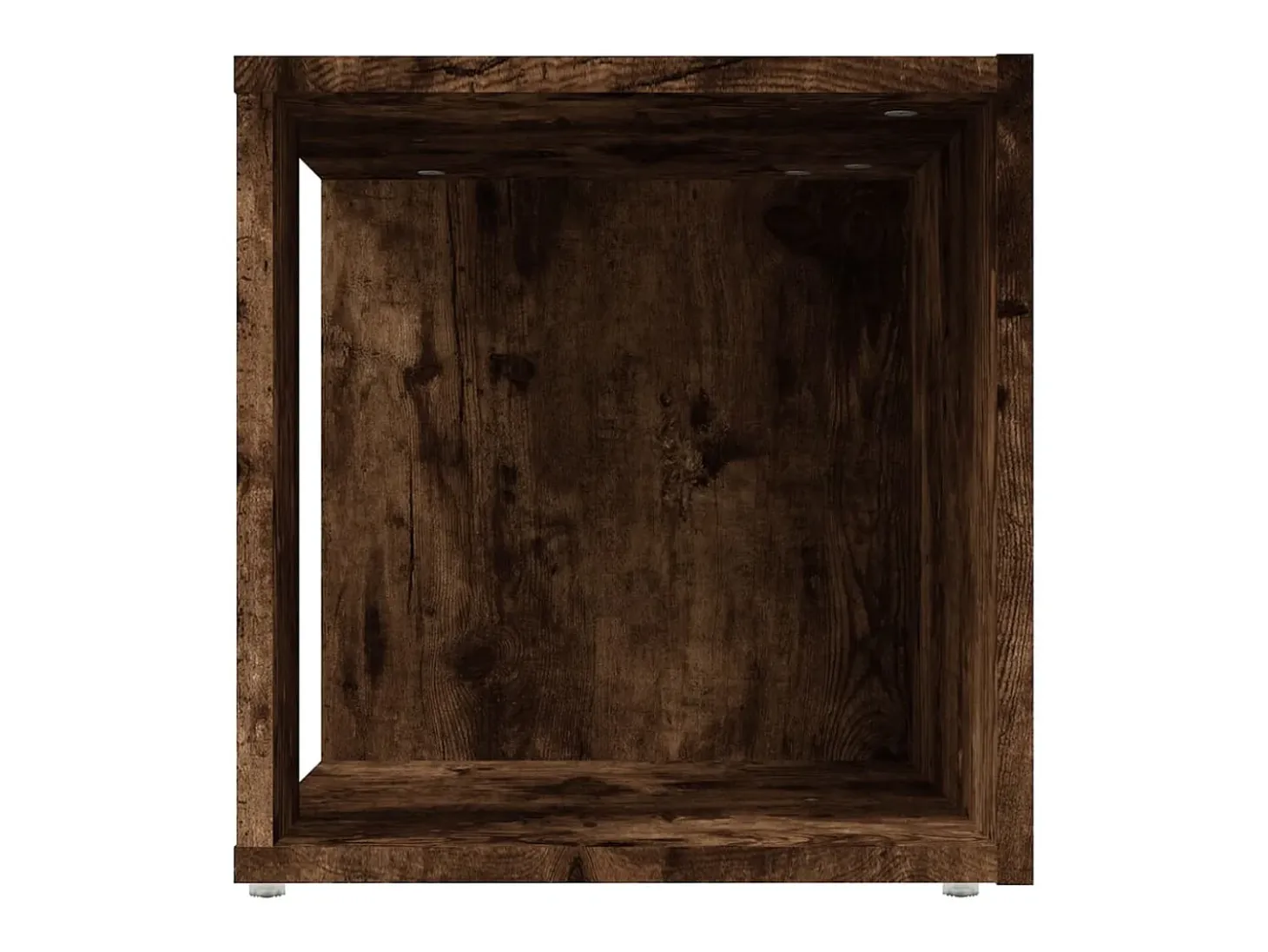 Mesa auxiliar madera contrachapada roble ahumado 33x33x34,5 cm ES650891