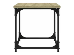Mesa auxiliar madera contrachapada roble Sonoma 40x40x40 cm