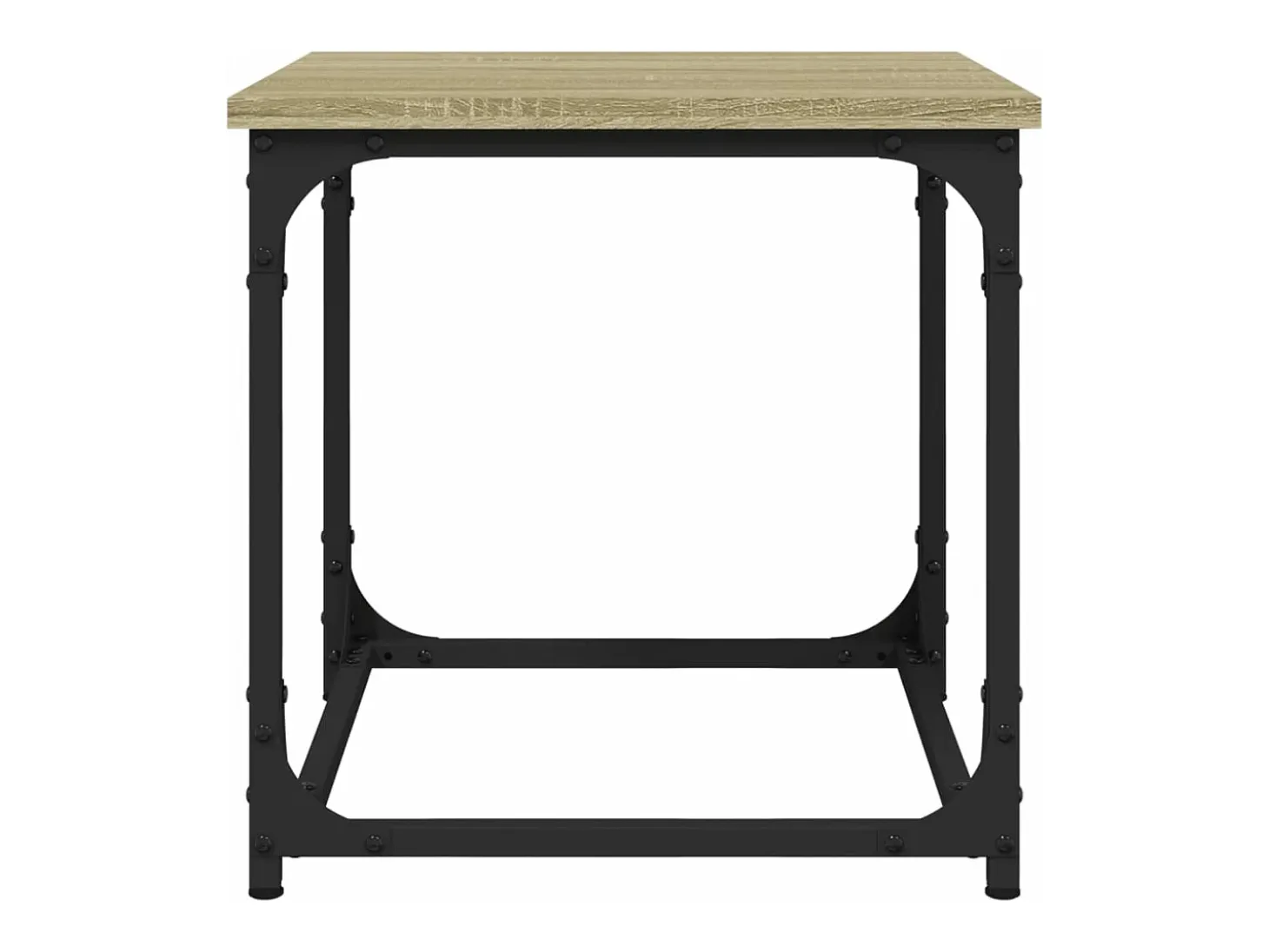 Mesa auxiliar madera contrachapada roble Sonoma 40x40x40 cm