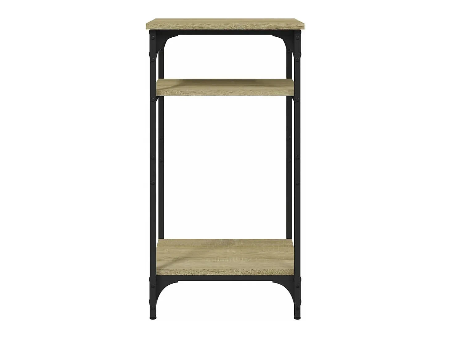 Mesa auxiliar madera contrachapada roble Sonoma 40x30x75 cm