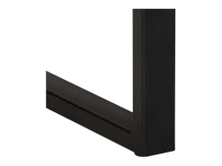 Mesa auxiliar madera maciza de mango rugosa 35x35x50 cm