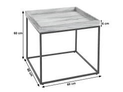 Mesa auxiliar MCW-K71, color natural